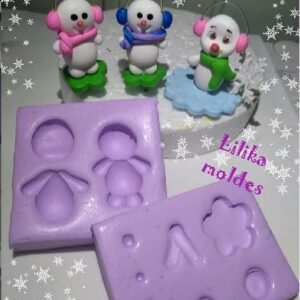 Molde Boneco de Neve Duo