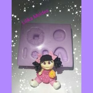 Molde Bonequinha Lili