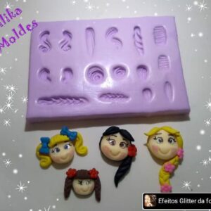 Molde Cabelinhos