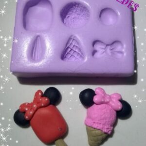 Molde Sorvetinho Minnie