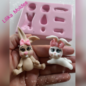 Molde Coelhos Orelhudos