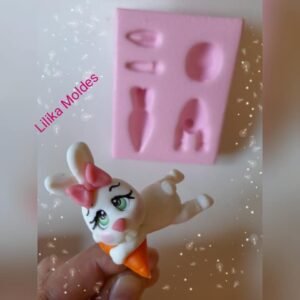 Molde Coelhinho Guloso