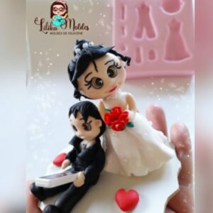 Casal de Noivos personalizado Lilika