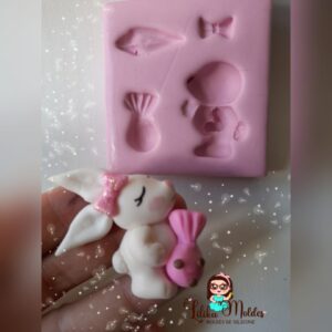 Molde Coelho Orelhudo Sapeca