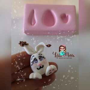 Molde Ovinho de Páscoa Orelhudo