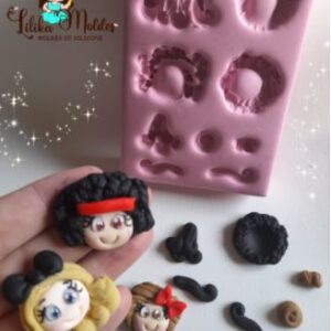 Molde Cabelinhos 3