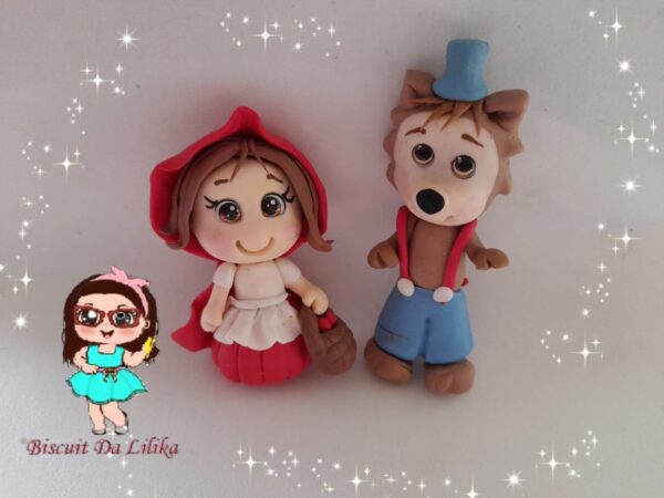 Molde Chapeuzinho Vermelho e Lobo Mau - Image 3