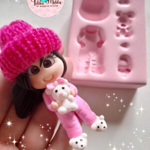 Molde Pijaminha Ursinho