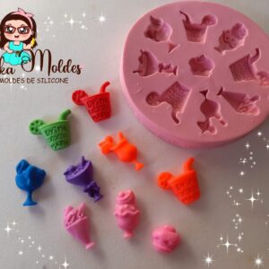 Molde Drinks para Apliques