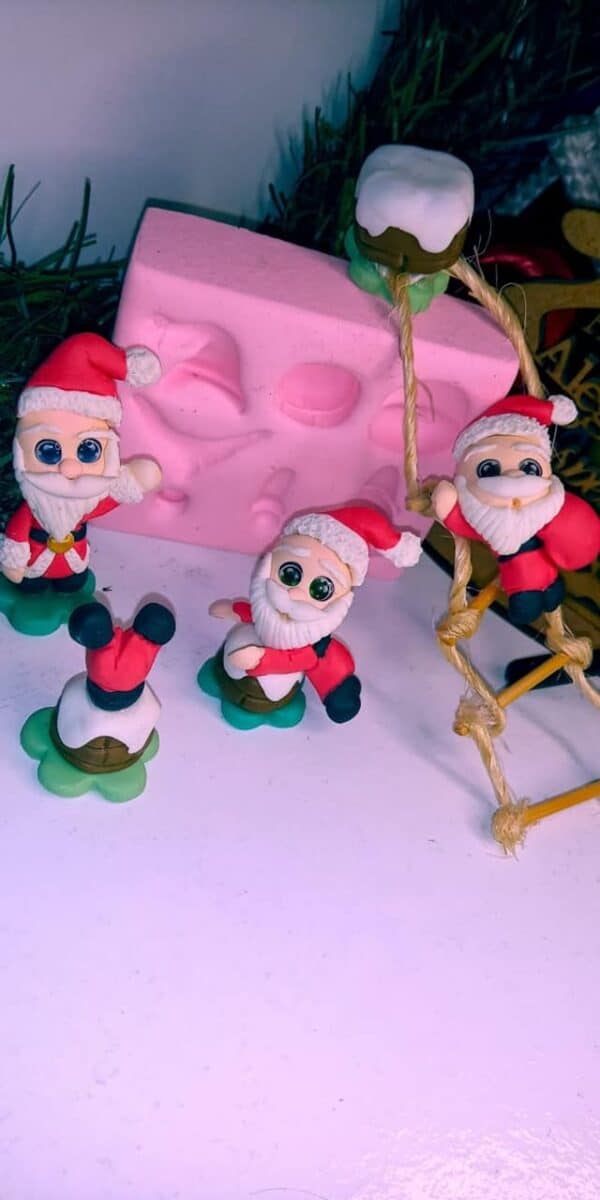 Molde Papai Noel na Chaminé - Image 2
