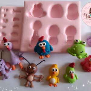 Molde Turma da Galinha Pintadinha