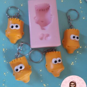 Molde Cabeça do Bart Simpson
