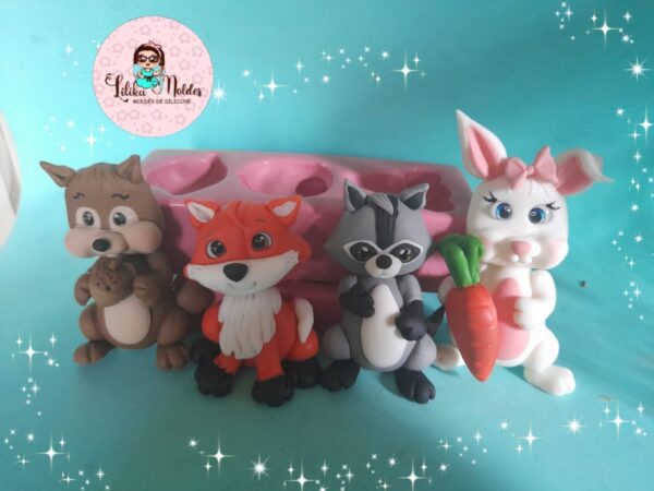 Molde Bichinhos da Floresta - Image 2