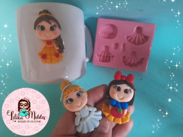 Molde Princesas para Caneca - Image 2
