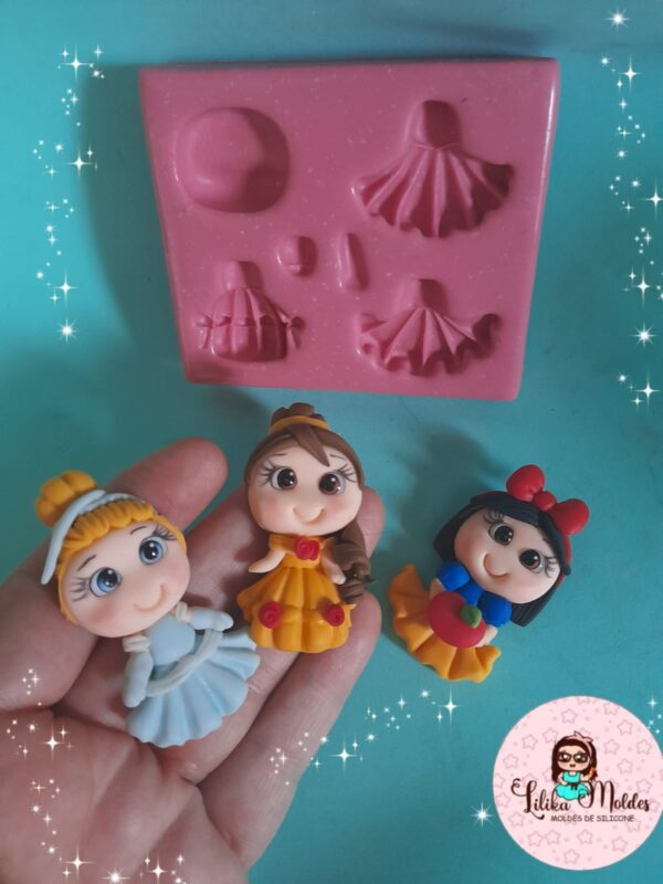 Molde Princesas para Caneca