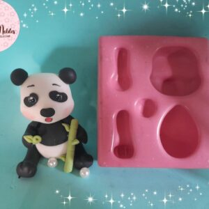 Molde Ursinho Panda