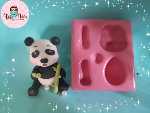 Molde Ursinho Panda