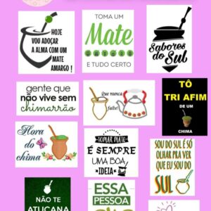 Adesivo Recortável para Enfeite de Chimarrão