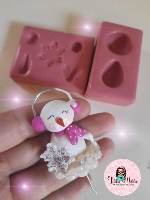 Molde Boneco de Neve Floquinho