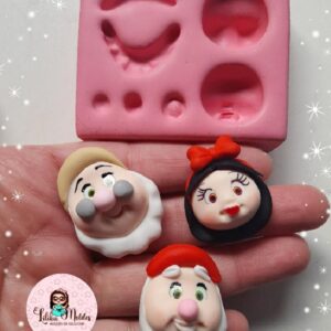Molde Rostinho Branca de Neve/ 7 Anões