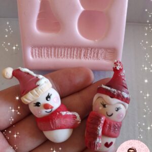 Molde Boneco de Neve Fofucho