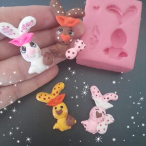 Molde Fofurinha de Coelho