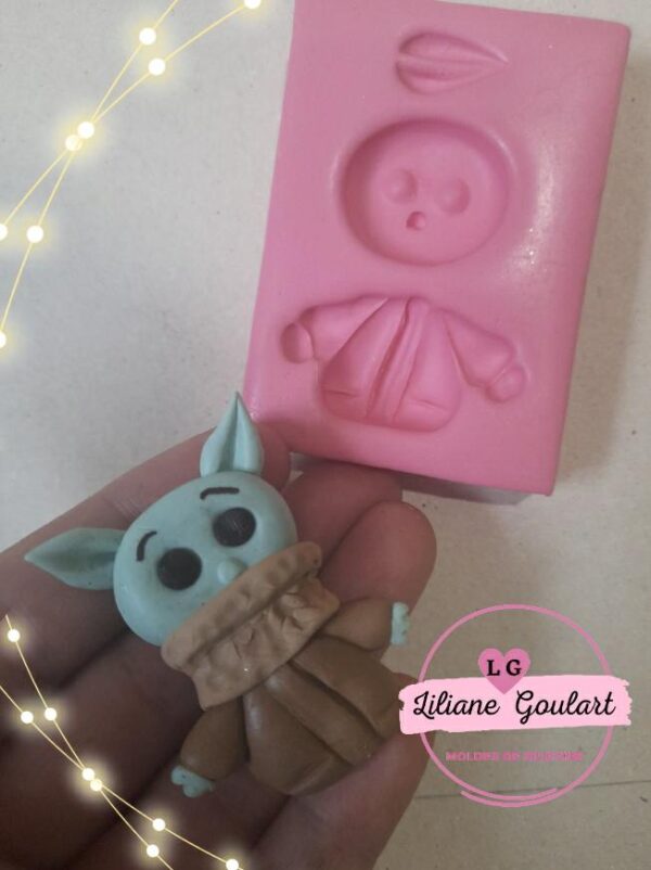 Molde Yoda Baby Aplique