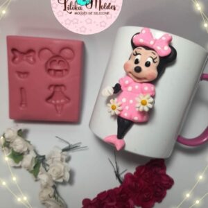 Molde Minnie Caneca