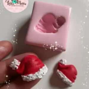 Molde Touquinha de Papai Noel