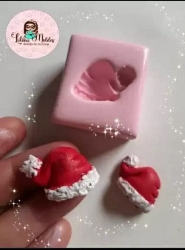 Molde Touquinha de Papai Noel