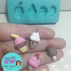 Molde Mini Sorvetinhos para Apliques