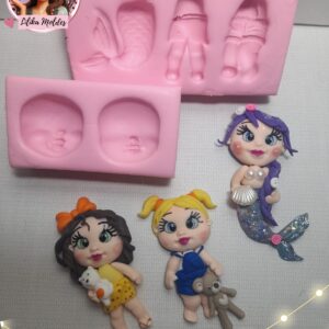 Kit Moldes  Princesinhas Modernas