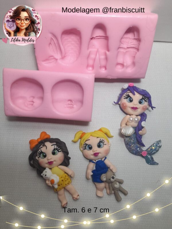 Kit Moldes  Princesinhas Modernas