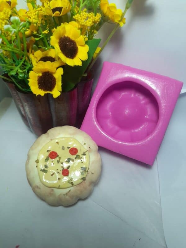 Molde de Silicone - Mini Pizza/Esfirra G